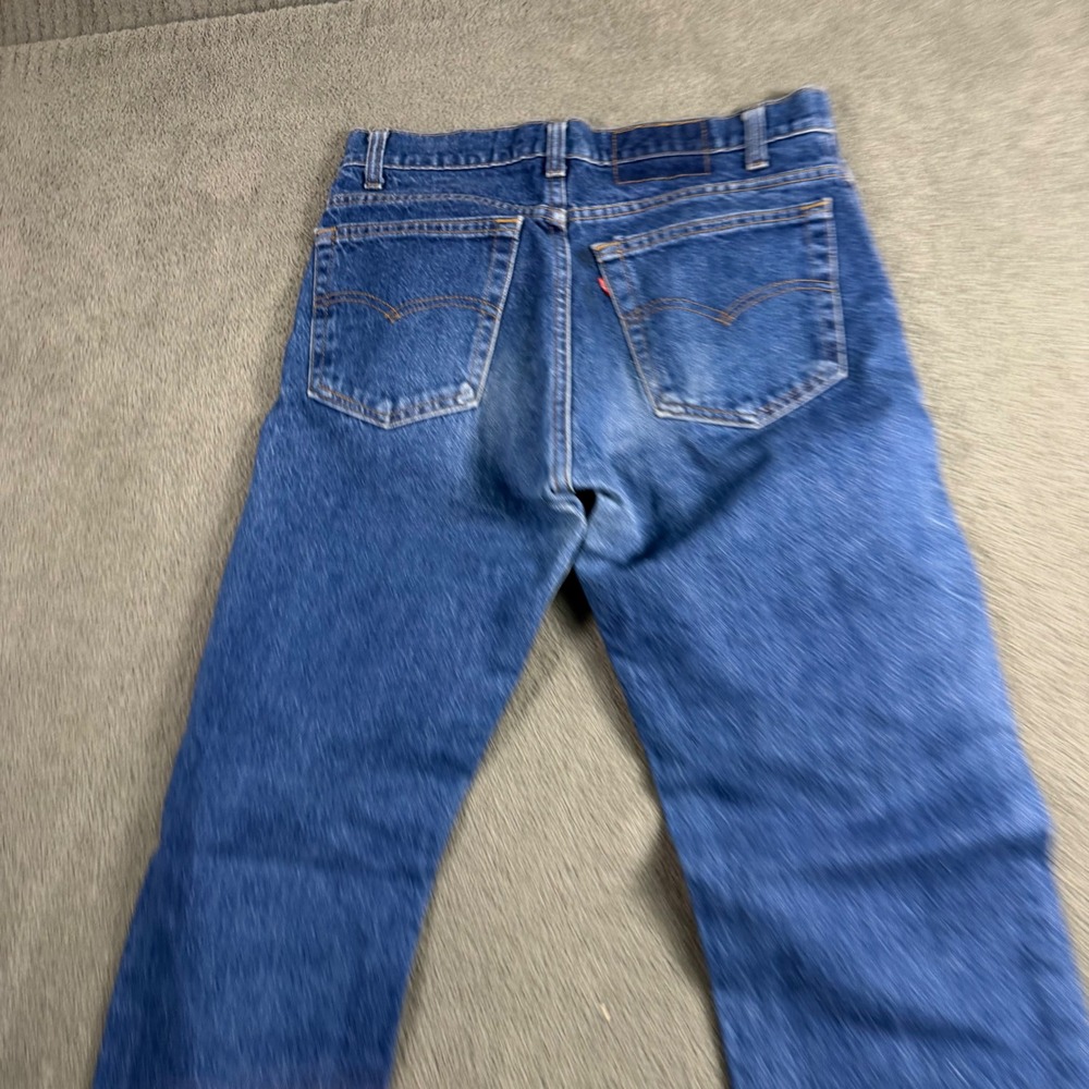 Levis 505 Regular Fit Straight Leg Jeans Medium Wash Blue Denim Mens 31x30